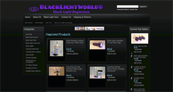 Desktop Screenshot of blacklightsuperstore.com